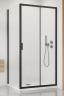 Душевой уголок Radaway Alienta Black DWJ 100 Чёрный матовый