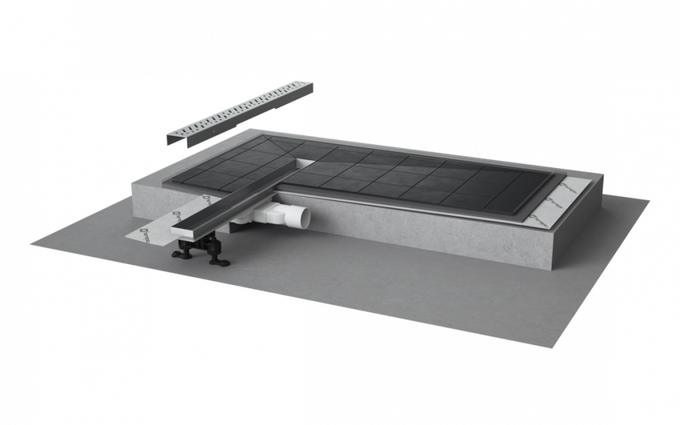Линейный трап SLIM 5L095S, 5R095SX